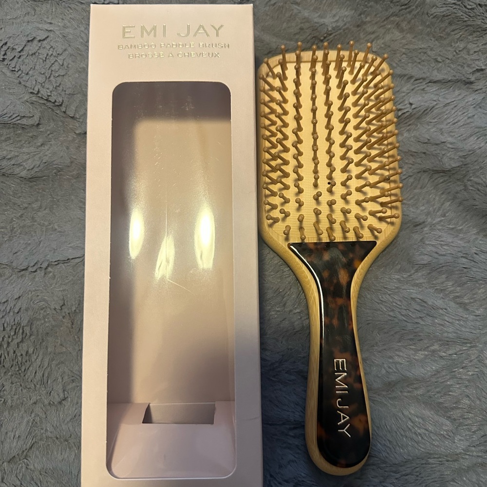 Emi Jay Bamboo Paddle Brush in Tortoise